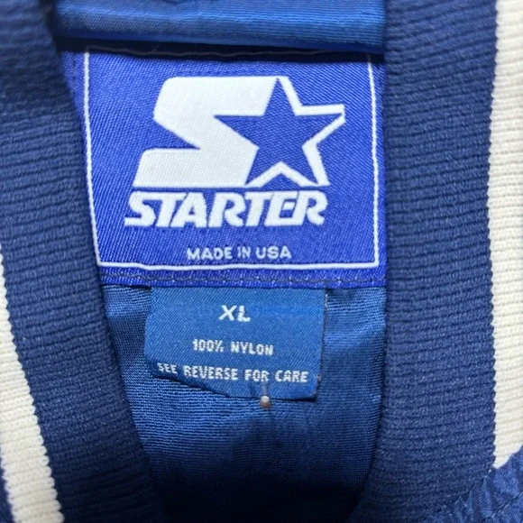 Vintage Starter Jacket Mens Extra Large Cleveland Indians Chief Wahoo 1990s CLE - Picture 2 of 8